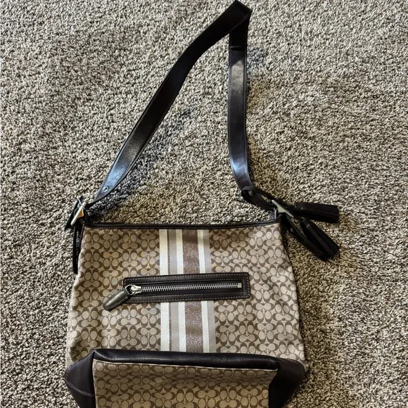 Coach Legacy Duffle Bucket Shoulder Bag, Brown - Picture 11 of 16